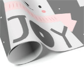 クリスマス猫パターンかわいいペット子猫 ラッピングペーパー (ロールコーナー)