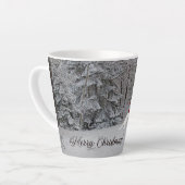クリスマス猫ラテマグカップ！ カフェラテマグ (左アングル)