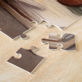 クリスマス猫読3のヴィンテージ ジグソーパズル (側面)