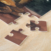 クリスマス猫2読のヴィンテージカード ジグソーパズル (側面)