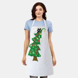 クリスマス猫 エプロン