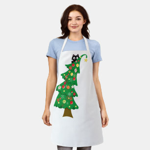 クリスマス猫 エプロン