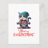 クリスマス猫 エンクロージャーカード (裏面)