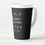 クリスマス猫 カフェラテマグ (右アングル)