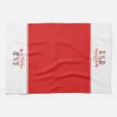 クリスマス猫 キッチンタオル (横)