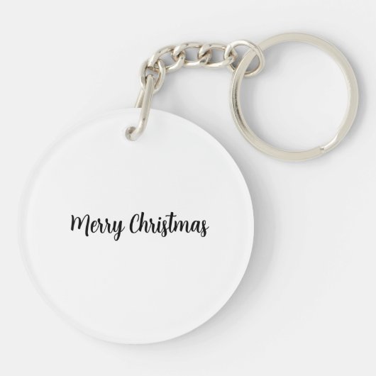 クリスマス猫 キーホルダー (裏面)