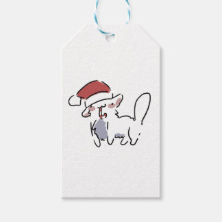 クリスマス猫 ギフトタグ