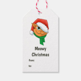 クリスマス猫 ギフトタグ