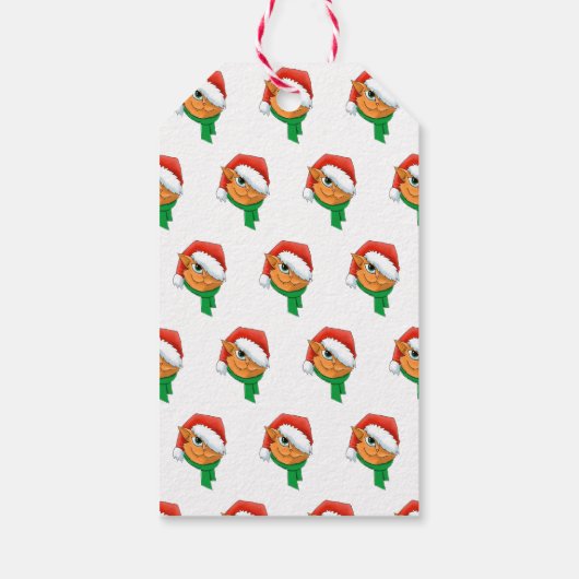 クリスマス猫 ギフトタグ (裏面)