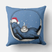 クリスマス猫 クッション (裏面)