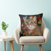 クリスマス猫 クッション (椅子)