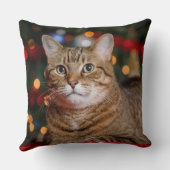 クリスマス猫 クッション (裏面)