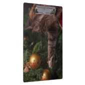 クリスマス猫 クリップボード (右)