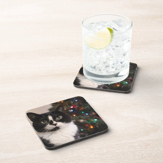 クリスマス猫 コースター (右側)