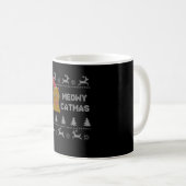 クリスマス猫 コーヒーマグカップ (正面右)