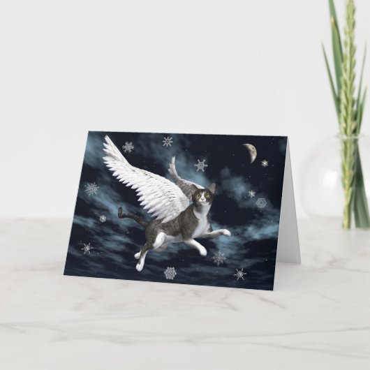 クリスマス猫 シーズンカード (正面)