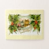 クリスマス猫 ジグソーパズル (横)