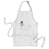 クリスマス猫 スタンダードエプロン (正面)
