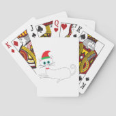 クリスマス猫 トランプ (裏面)