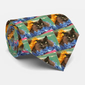 クリスマス猫 ネクタイ (ロール)