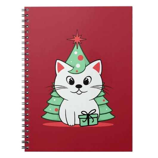 クリスマス猫 ノートブック (正面)