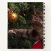 クリスマス猫 ノートブック (裏面)