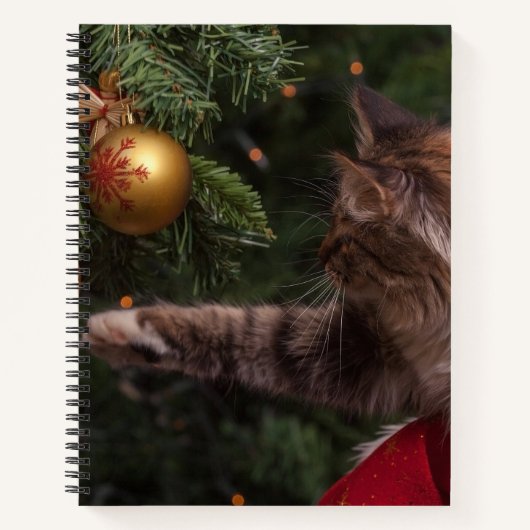 クリスマス猫 ノートブック (正面)