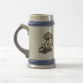 クリスマス猫 ビールジョッキ (左)