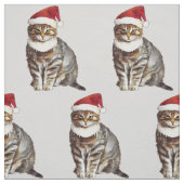クリスマス猫 ファブリック (見本)