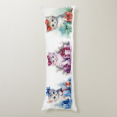 クリスマス猫 ボディピロー (正面縦)