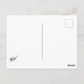 クリスマス猫 ポストカード (裏面)