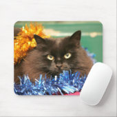 クリスマス猫 マウスパッド (マウス)