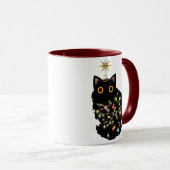クリスマス猫 マグカップ (正面右)