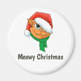 クリスマス猫 マグネット