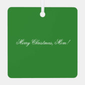 クリスマス猫 メタルオーナメント (裏面)