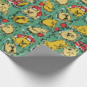 クリスマス猫 ラッピングペーパー (角)