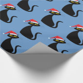 クリスマス猫 ラッピングペーパー (角)