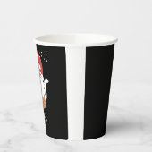 クリスマス猫 紙コップ (左)