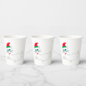 クリスマス猫 紙コップ