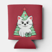 クリスマス猫 缶クーラー (裏面)