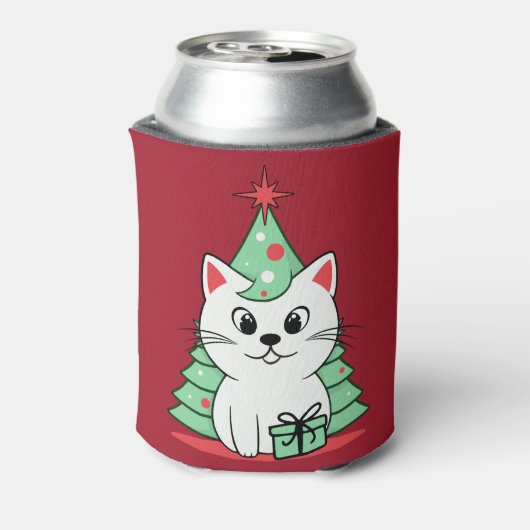 クリスマス猫 缶クーラー (缶裏面)
