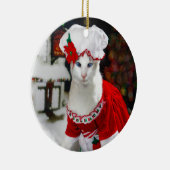 クリスマス猫- Claws Christmas Cat Ornament夫人 セラミックオーナメント (右)