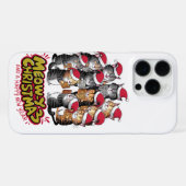 クリスマス猫 iPhoneケース (裏面横)