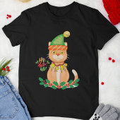 クリスマス猫 Tシャツ