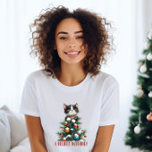 クリスマス猫Tシャツを後悔することはない Tシャツ