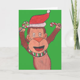クリスマス猿 シーズンカード