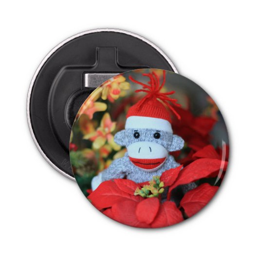 クリスマス猿 栓抜き (正面)