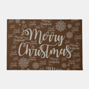 クリスマス玄関マット, メリークリスマス ドアマット
