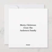 クリスマス玩具木製ブロック シーズンカード (裏面)