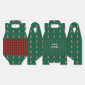 クリスマス現代的でエレガント フェイバーボックス (見開き)